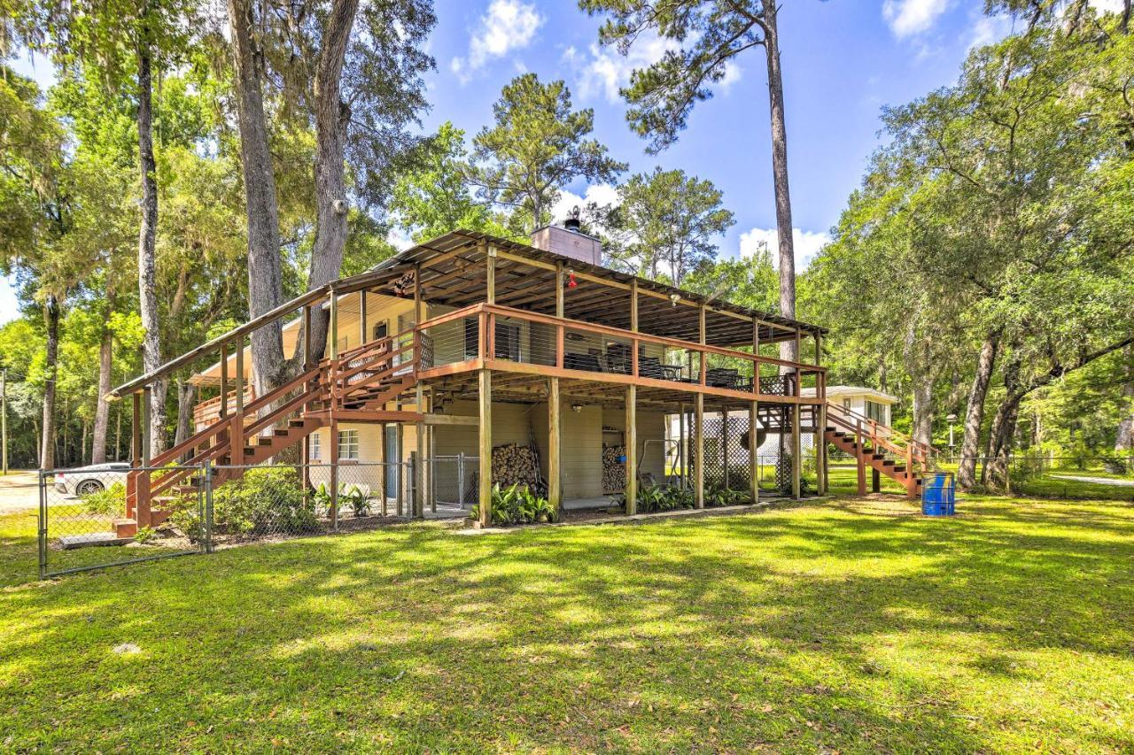 Charming Abode With Dock On The Suwannee River Bell 外观 照片